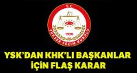 KHK'lı başkanlar için karar