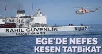 Ege'de nefes kesen tatbikat