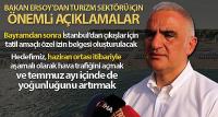  Ersoy'dan turizm sektörü için önemli açıklamalar