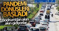 Bodrum'dan akın akın gidiyorlar, pandemi dönüşleri başladı