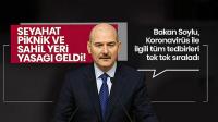 İçişleri Bakanı Soylu: Koronavirüsle mücadele kapsamında yeni tedbirler aldık