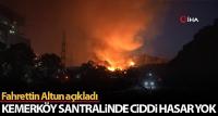 Altun'dan yangında etkilenen Kemerköy termik santrali hakkında açıklama