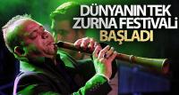 Dünyanın tek zurna Festivali başladı!