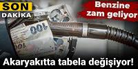 Benzine zam geliyor! Akaryakıtta tabela değişiyor