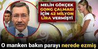 Melih Gökçek'in gong çalması için 42 milyon lira verdiği manken bakın parayı nerede ezmiş