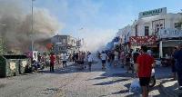 Bodrum'da fırın yangını