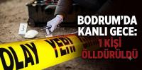 Bodrum'da kanlı gece: 1 Kişi öldürüldü