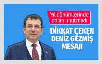 İmamoğlu'ndan dikkat çeken Deniz Gezmiş mesajı