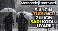 Meteoroloji saat verdi: Sağanak yağış geliyor