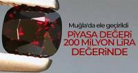 Definecilerin evinde piyasa değeri 200 milyon lira olan Painite taşı ele geçirildi