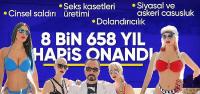 Adnan Oktar'a verilen 8 bin 658 yıl hapis cezası onandı