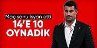 Volkan Demirel'den maç sonu hakeme tepki
