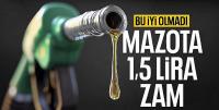 Akaryakıtta tabela değişiyor: Motorine 1,50 TL zam