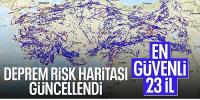 Deprem riskinin en az olduğu 23 şehir!