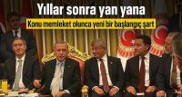 Erdoğan Ali Babacan ve Ahmet Davutoğlu yıllar sonra yan yana