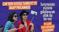 Çin vatandaşlarına vize muafiyeti: 1 milyon turistin gelmesi bekleniyor
