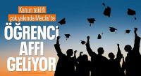 Öğrencilere af yolda