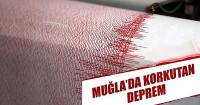 Marmaris'te 4.8 büyüklüğünde deprem