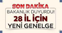 Denize kıyısı olan 28 il için yeni coronavirüs genelgesi