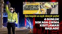 İşte kapalı ve açık olacak yerler