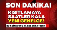 İçişleri'nden sokağa çıkma yasağı uygulamasına saatler kala yeni genelge 