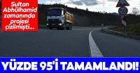 Karadeniz-Akdeniz Yolu'nun yüzde 95'i tamamlandı