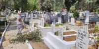 MEZARLIKLARDA TEMİZLİK VE BAKIM ÇALIŞMALARI