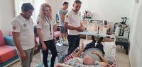 BELEDİYEDEN EVDE BAKIM GÖREN VATANDAŞLARA ZİYARET