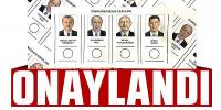 Cumhurbaşkanlığı seçimi oy pusulası YSK tarafından onaylandı