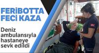 Feribotta parmağı koptu