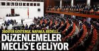 Düzenlemeler Meclis'e geliyor: 3600 ek gösterge, bedelli, nafaka...