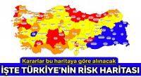 Bakan Koca paylaştı, İşte Türkiye'nin risk haritası