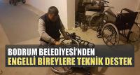 Bodrum Belediyesi'nden engelli bireylere destek