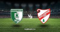 Bodrumspor 1-0 Dyorex Boluspor.