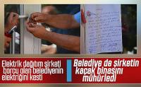 Belediye, dağıtım şirketinin binasını mühürledi