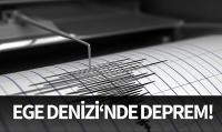 Ege Denizi'nde 3.7 büyüklüğünde deprem!