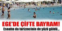 Güney Ege'de yerli turist turizmciye bayram ettirdi