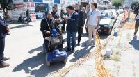    BAŞKAN ARAS YOL ÇALIŞMALARINI İNCELEDİ