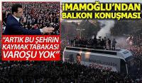 Ekrem İmamoğlu'ndan zafer konuşması