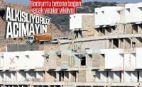 Bodrum'daki imara aykırı yapıların yıkımı sürüyor...