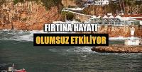 Lodos bazı bölgelerde hayatı olumsuz etkiliyor