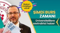Üniversite öğrencilerinin nisan ayı bursları hesapta