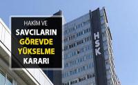 Hakim ve savcıların görevde yükselme kararı 