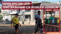 Başkan Aras'tan çağrı; “Temiz bir Bodrum için duyarlılık gösterelim”