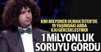  1 milyon liralık soruyu açtırdı!