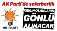 Kırgın olanların gönlü alınacak