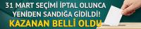 31 Mart seçimi iptal olunca yeniden sandığa gidildi!