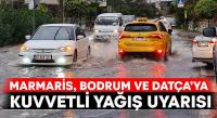Bodrum için kuvvetli yağış uyarısı