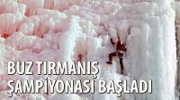 Türkiye Buz Tırmanış Şampiyonası Erzurum'da başladı