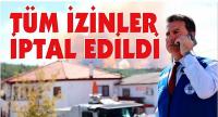 Büyükşehir’de Yangınlara Karşı Tüm İzinler İptal